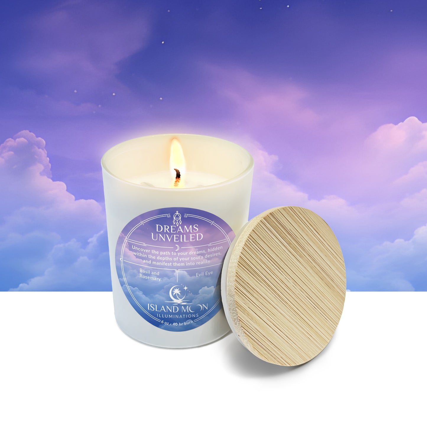 Island Moon Illuminations - Dreams Unveiled - Candle 6 oz