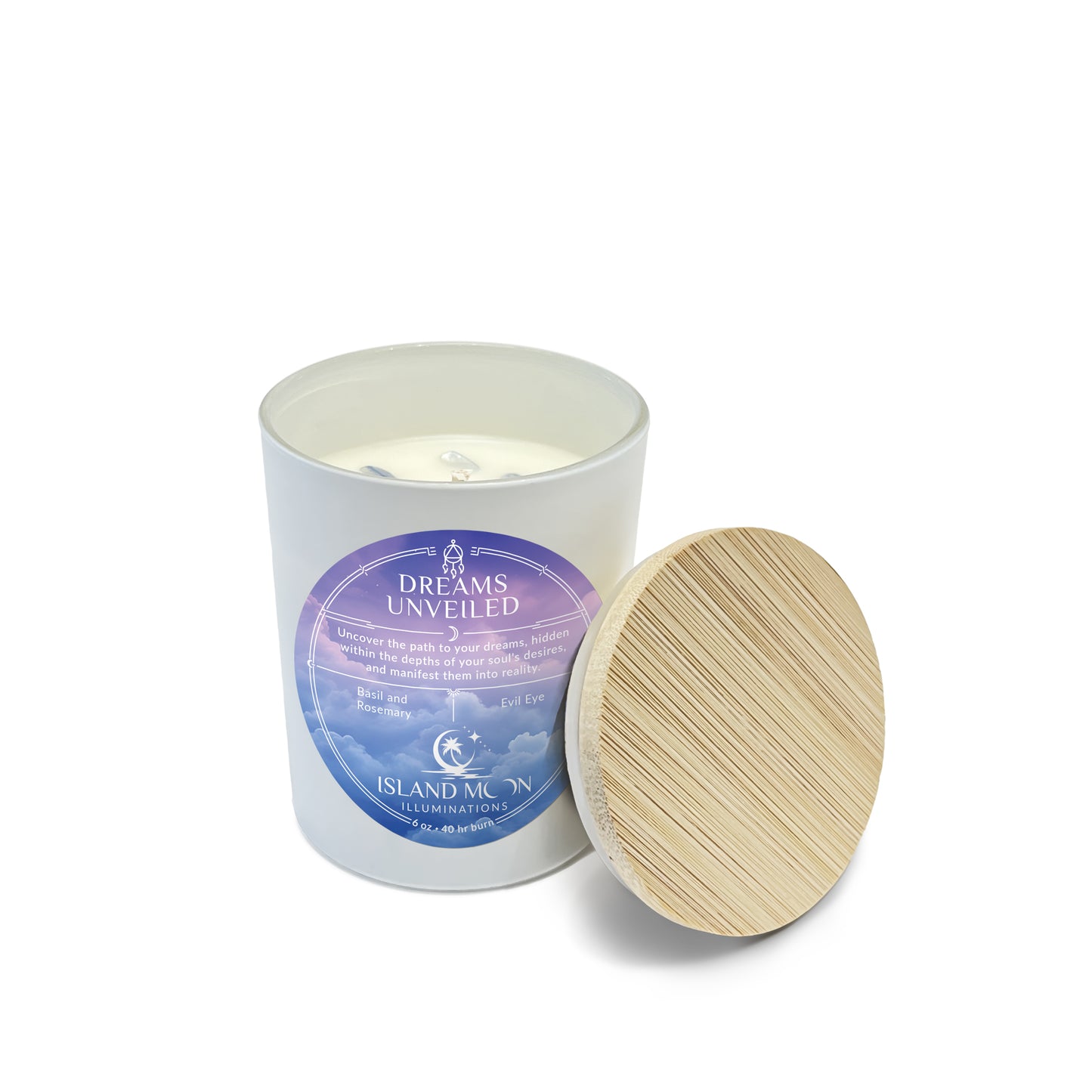 Island Moon Illuminations - Dreams Unveiled - Candle 6 oz