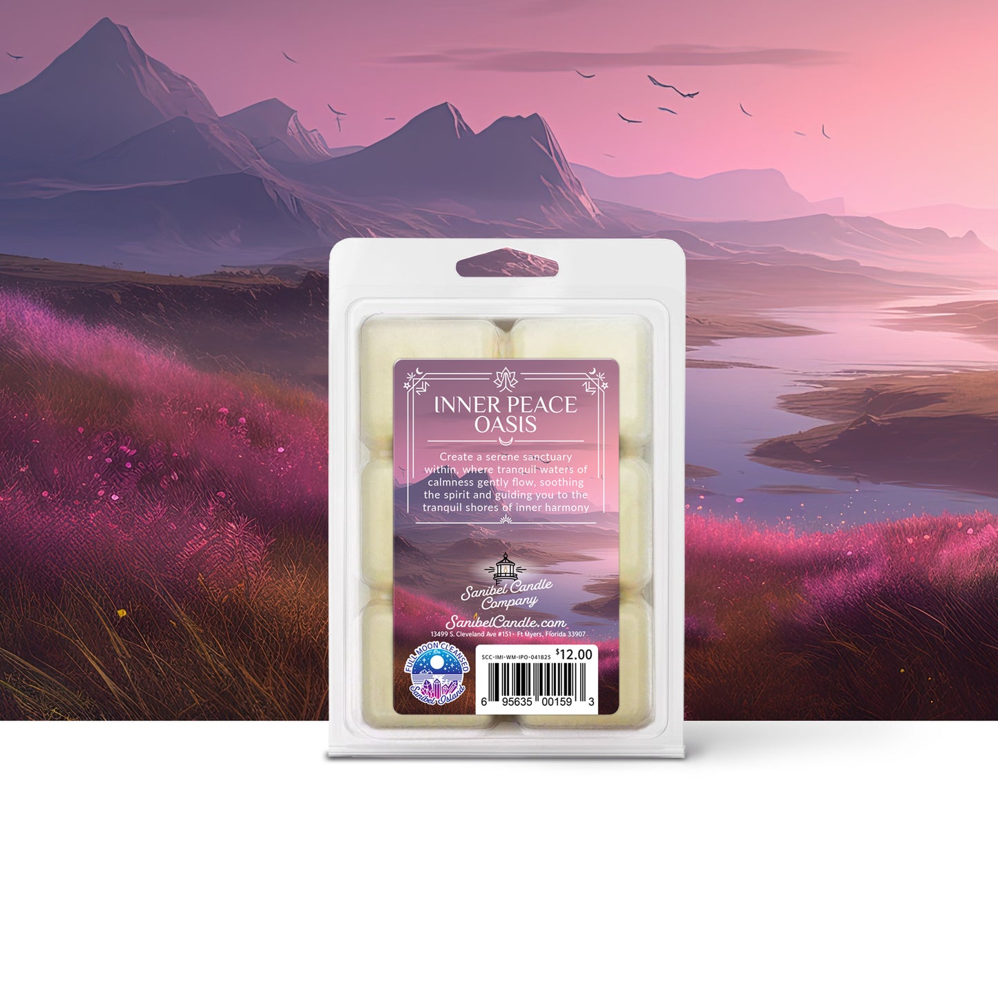 Island Moon Illuminations - Inner Peace Oasis - Wax Melts 6 oz