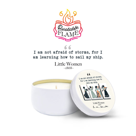 Little Women - Quotable Flame - Candle Tin 6 oz
