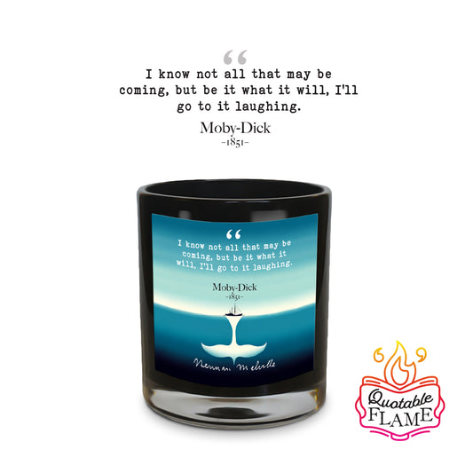 Moby Dick - Quotable Flame - Candle 10.5 oz