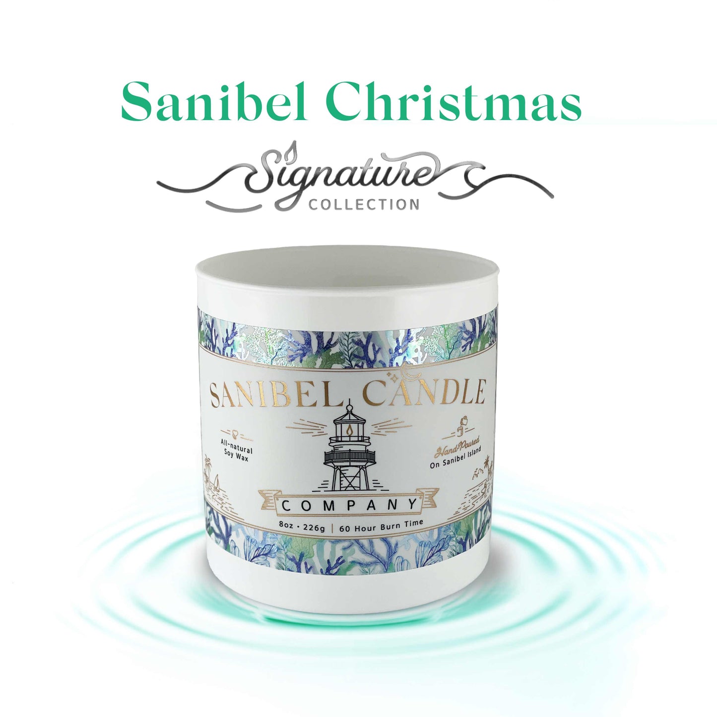 Sanibel Christmas - Signature Candle - 8 oz