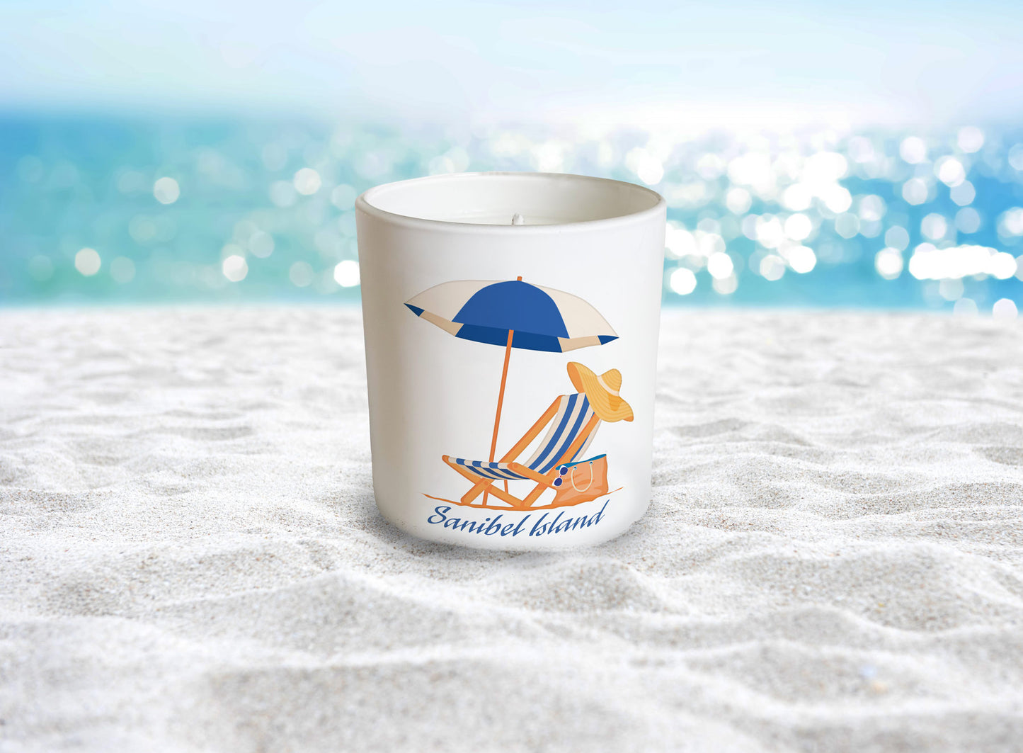 Summer Vibes - Sanibel Island Beach Chair Candle