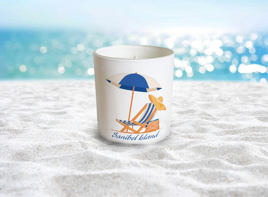 Summer Vibes - Sanibel Island Beach Chair Candle
