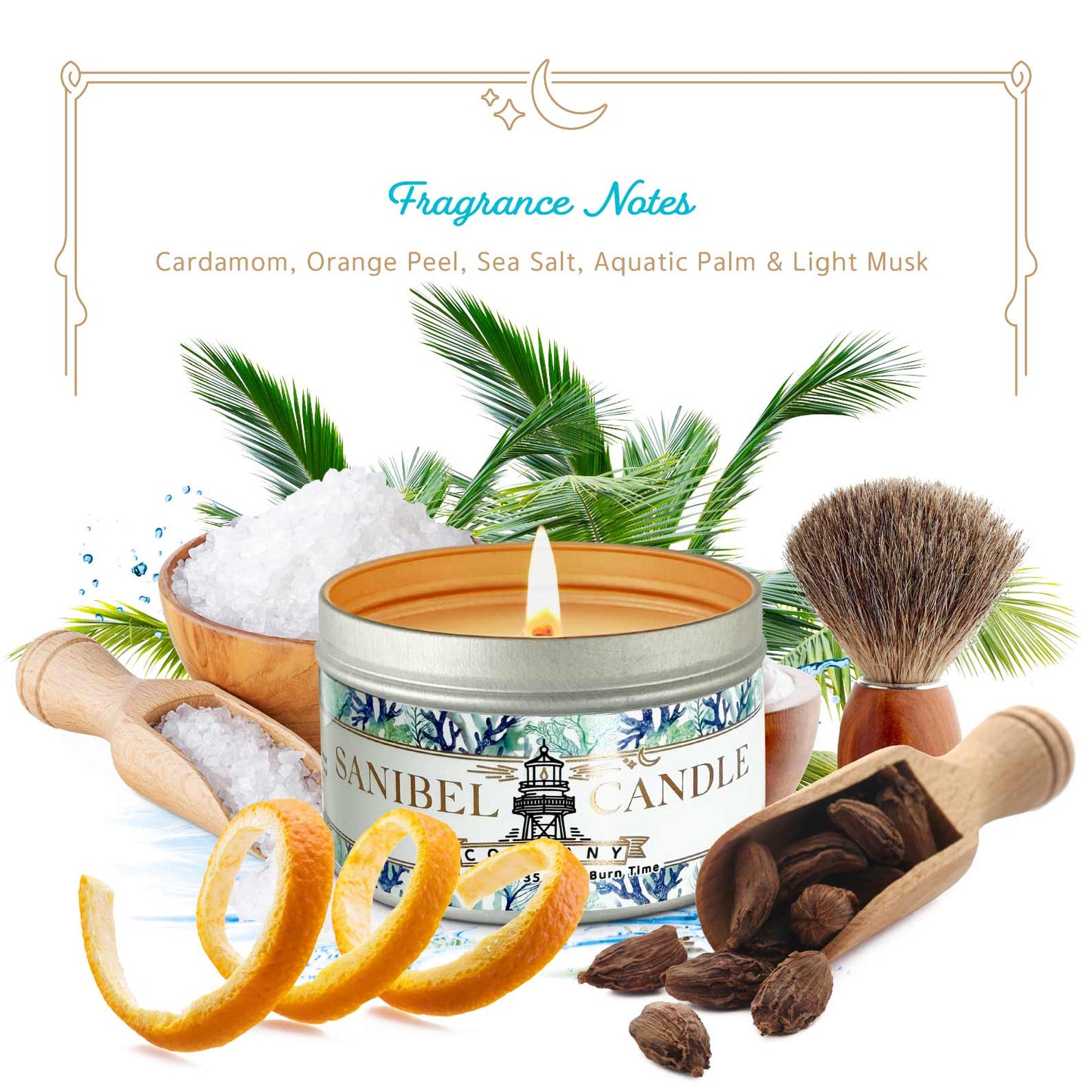 Sanibel Sea Shells - Signature Candle - 5 oz Tin