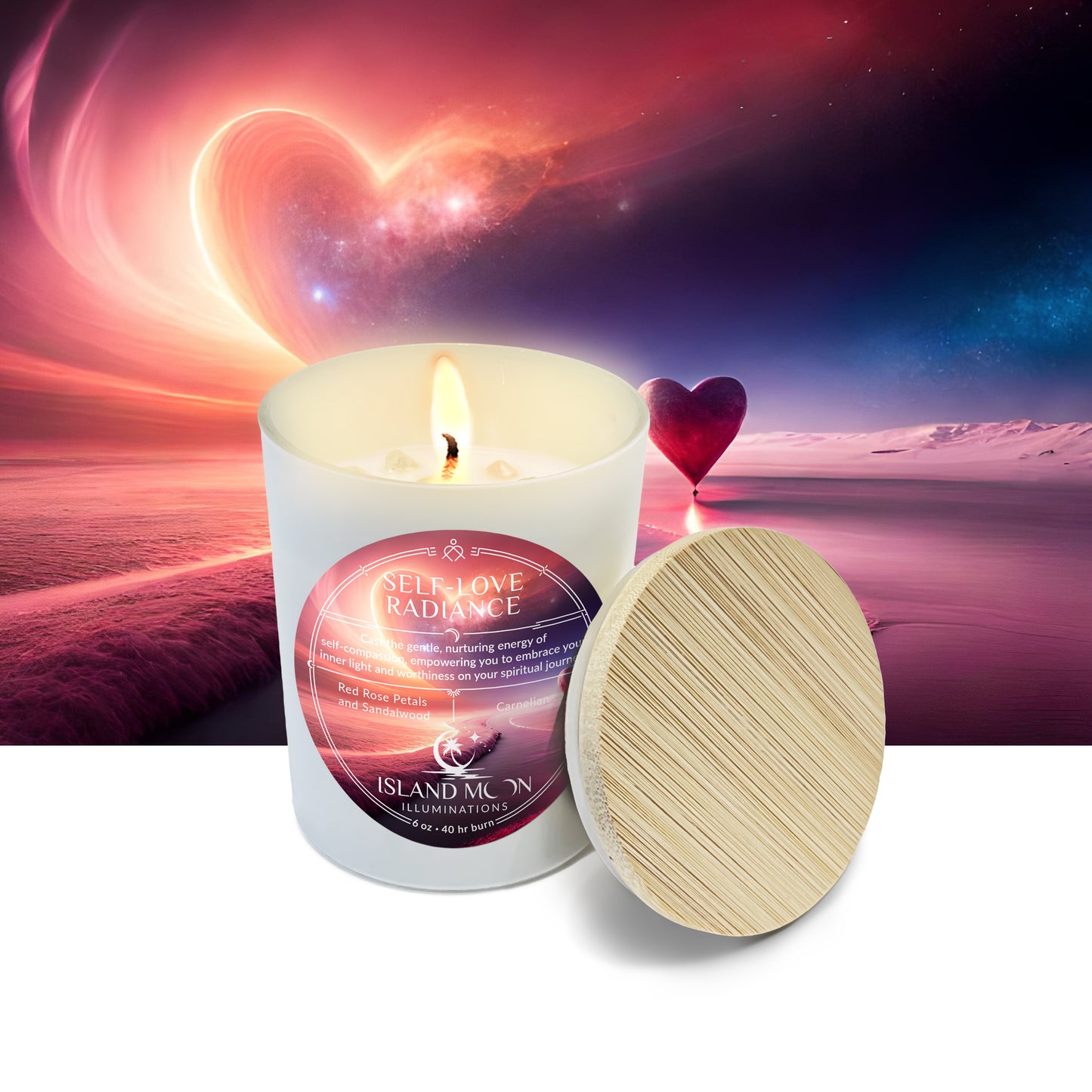 Island Moon Illuminations - Self-love Radiance - Candle 6 oz