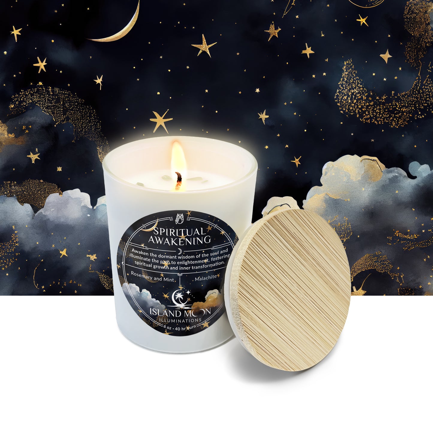Island Moon Illuminations - Spiritual Awakening - Candle 6 oz