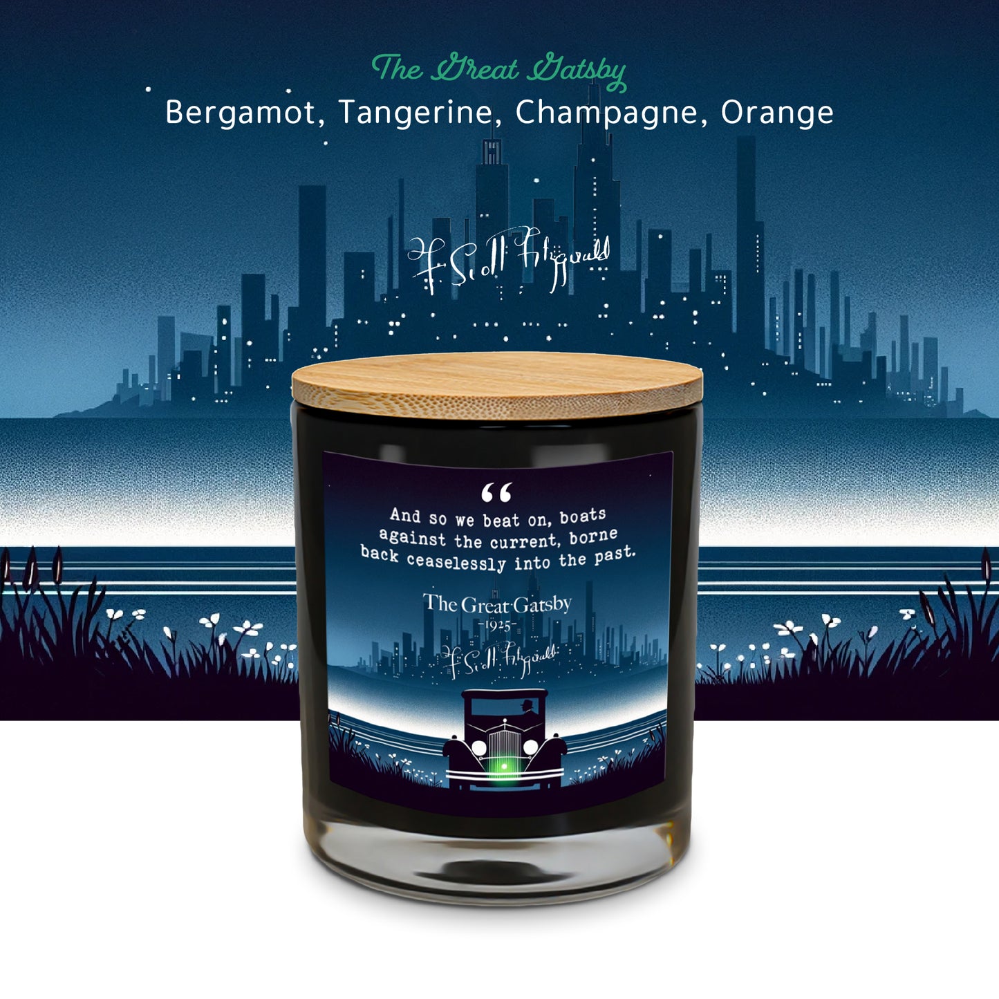 The Great Gatsby - Quotable Flame - Candle 10.5 oz