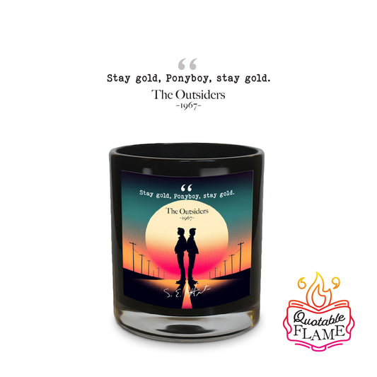 The Outsiders - Quotable Flame - Candle 10.5 oz