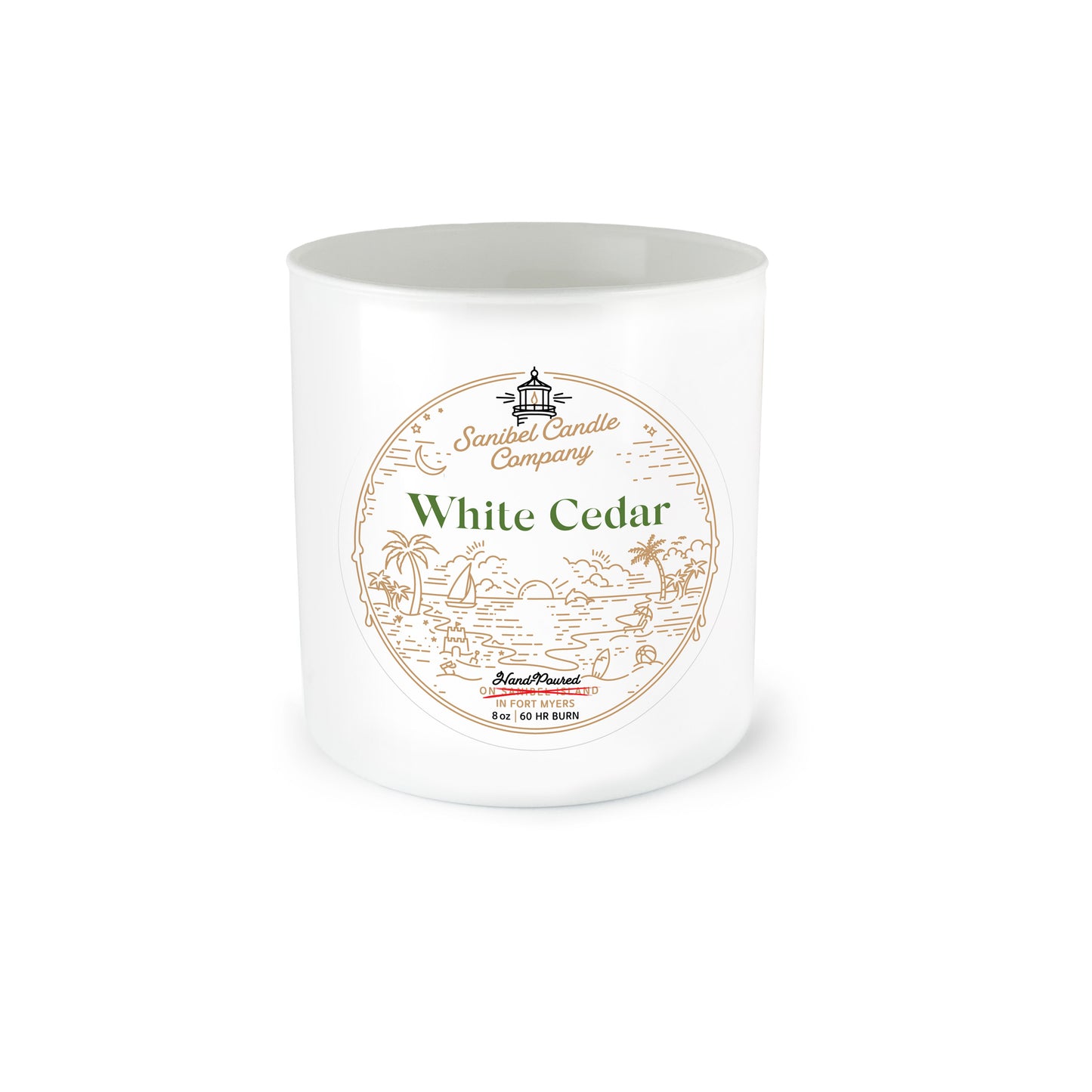 White Cedar - House Scented Candle 8 oz