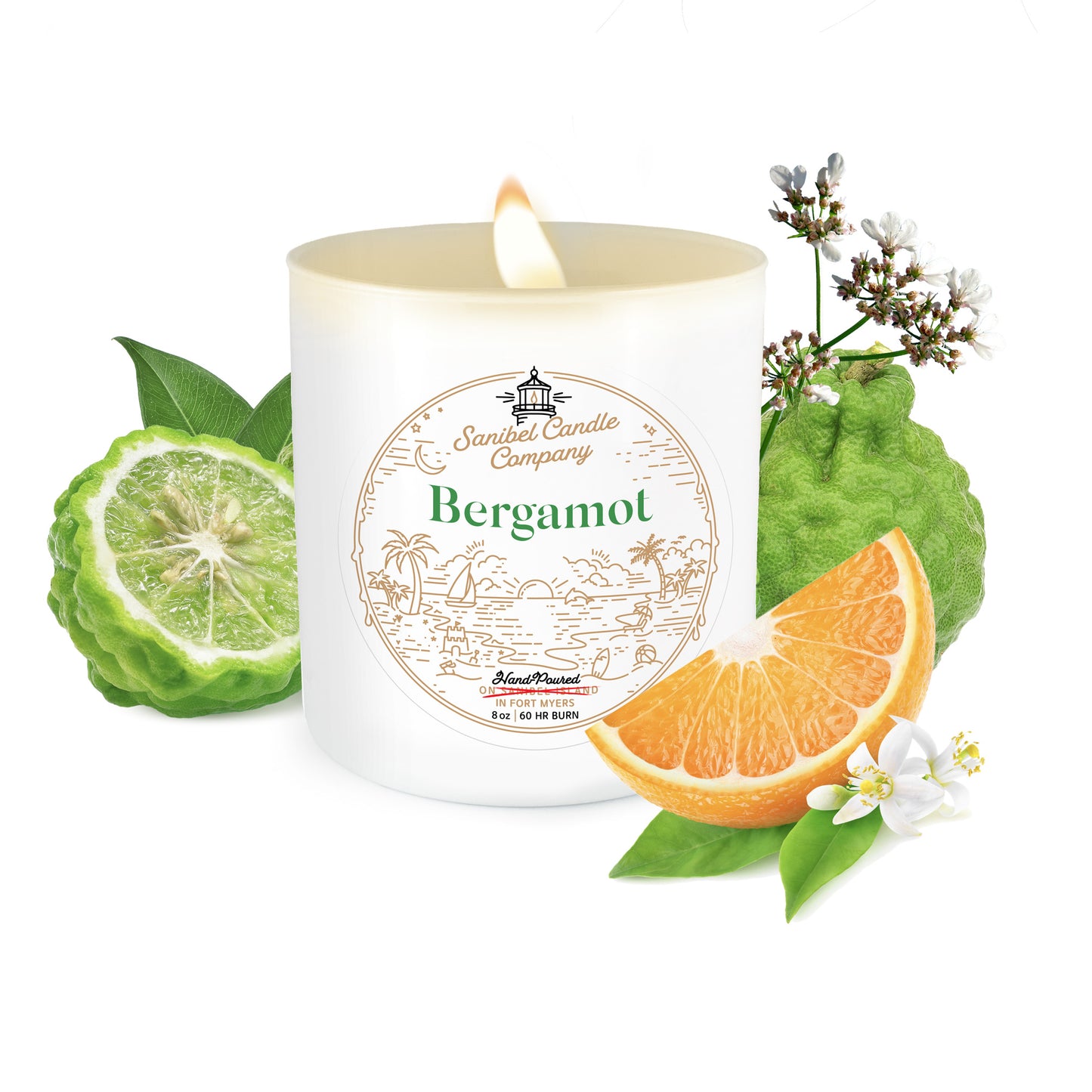 Bergamot - House Scented Candle 8 oz