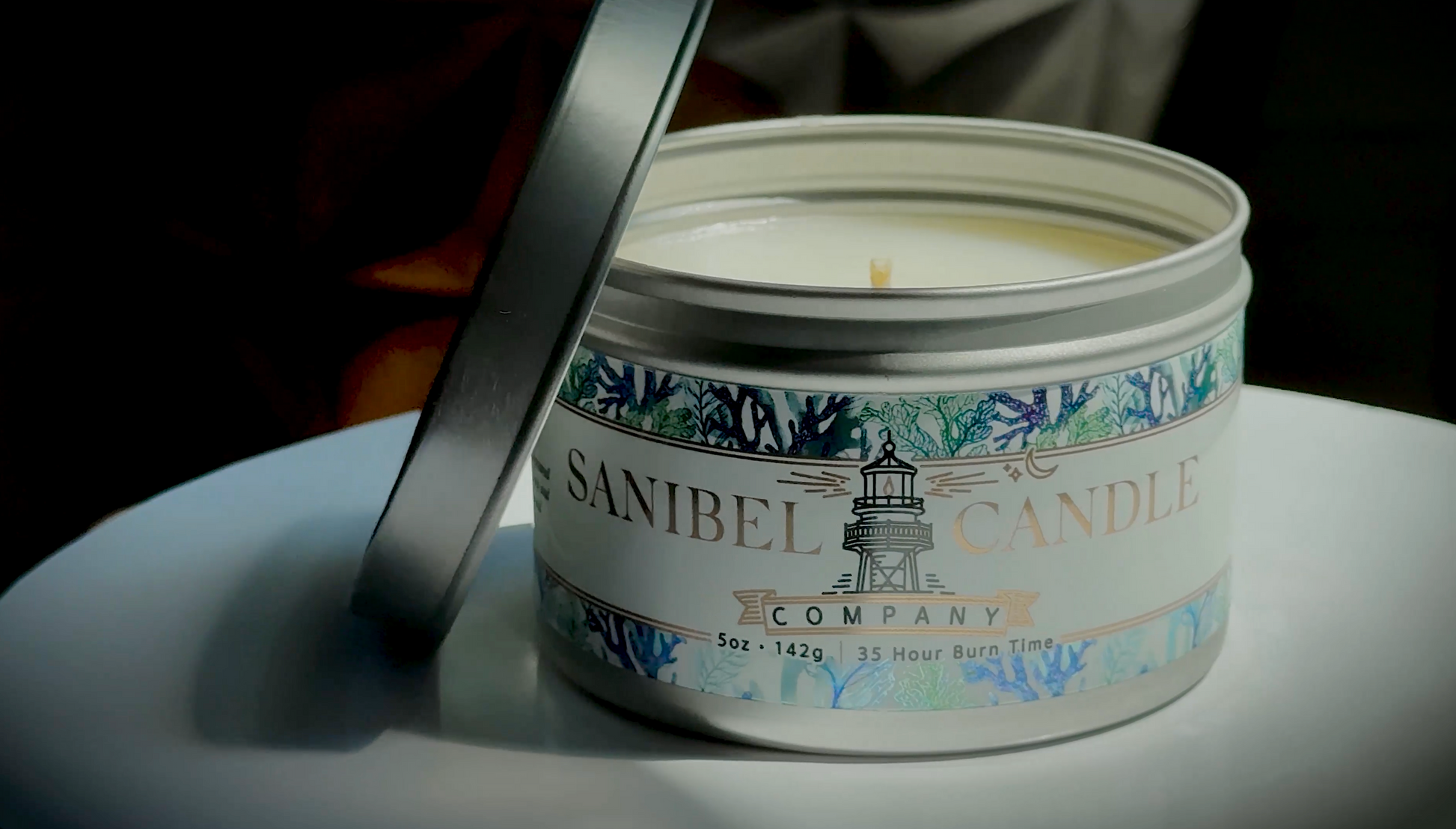 sanibel candle signature scent tin video