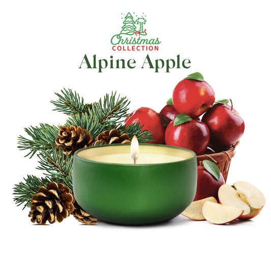 Alpine Apple - Christmas Candle Collection - 6.5 oz Tin