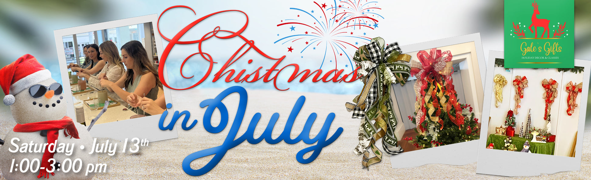 Sanibel Candle Company Christmas in July Event Workshop