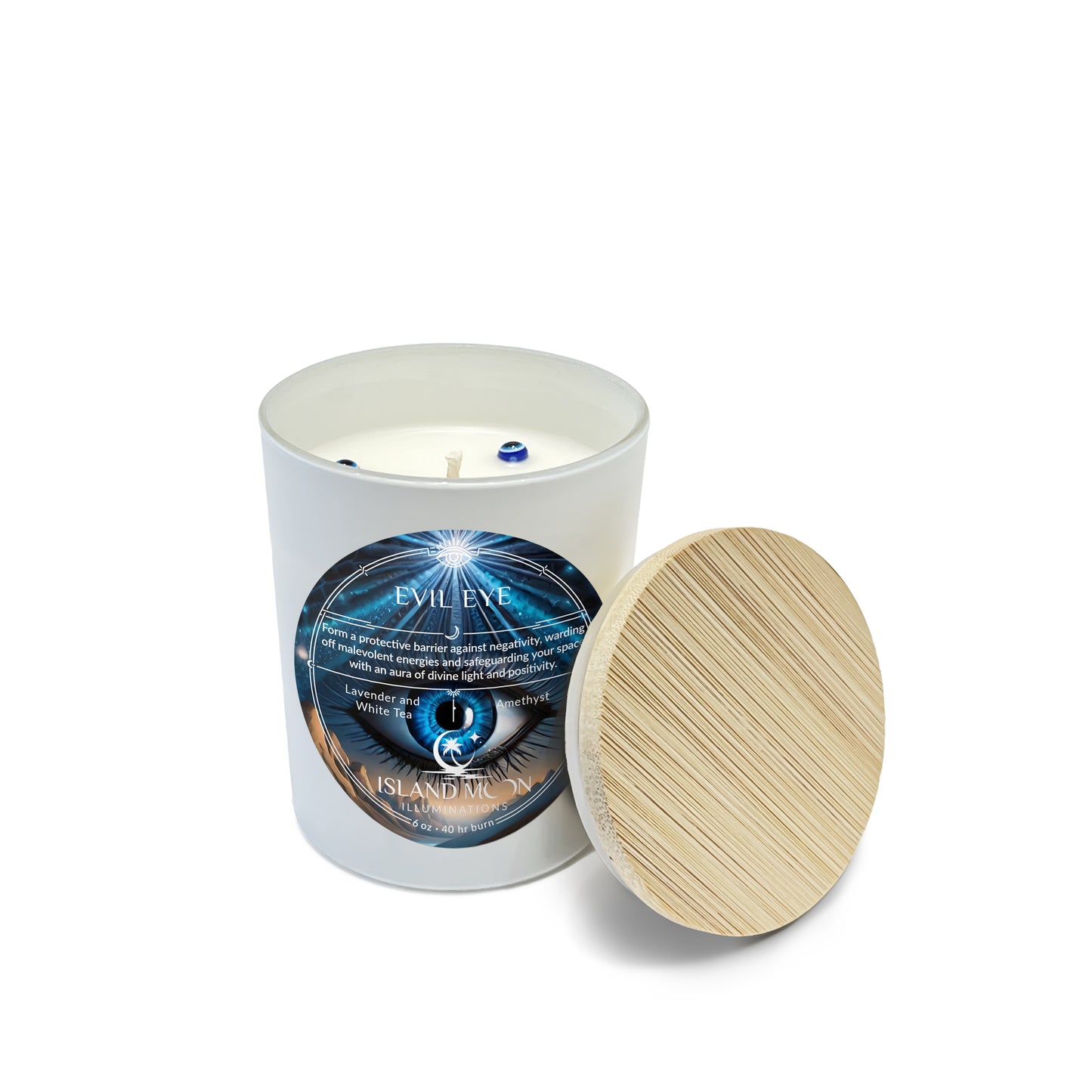 Island Moon Illuminations - Evil Eye - Candle 6 oz