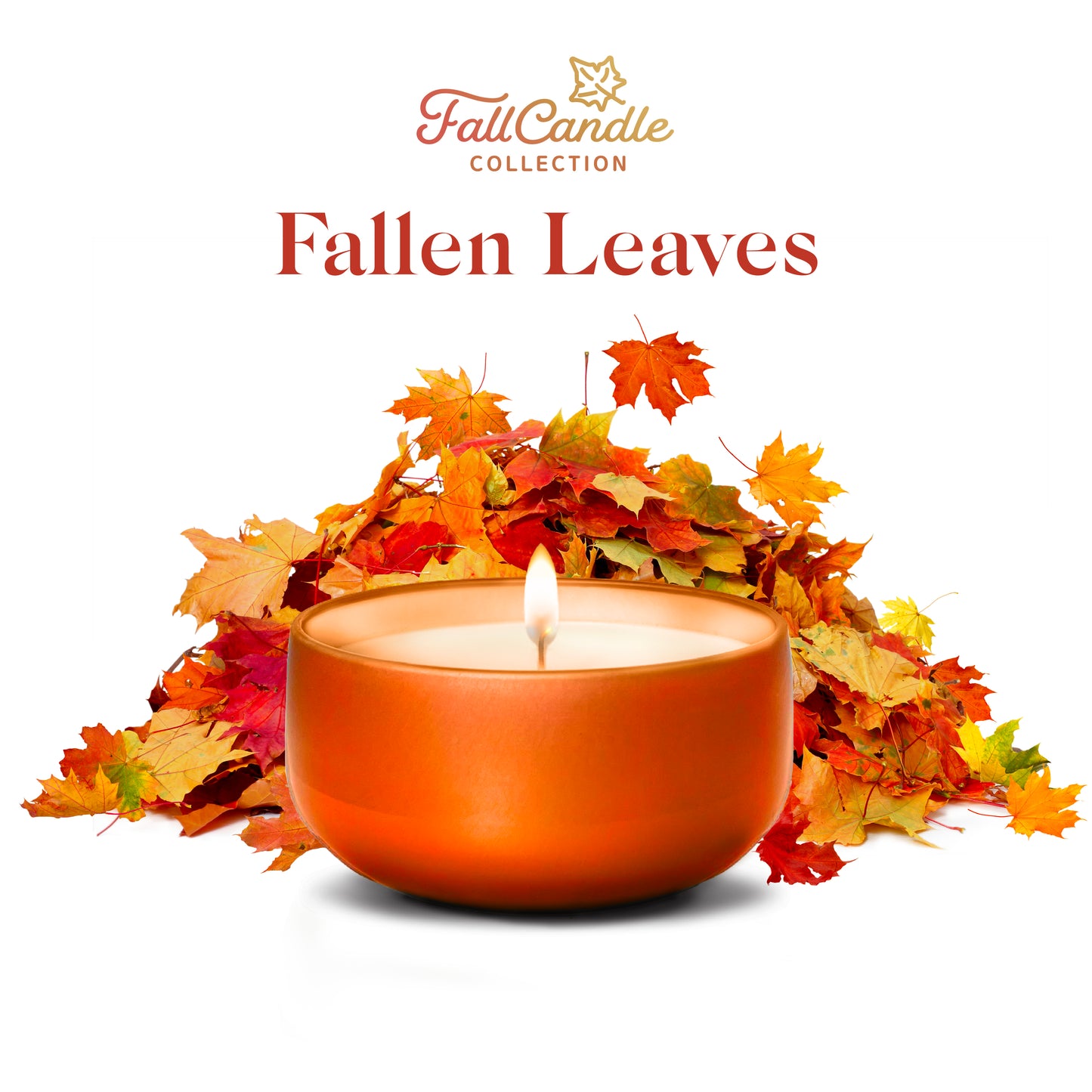 Fallen Leaves - Fall Candle Collection - 6.5 oz Tin