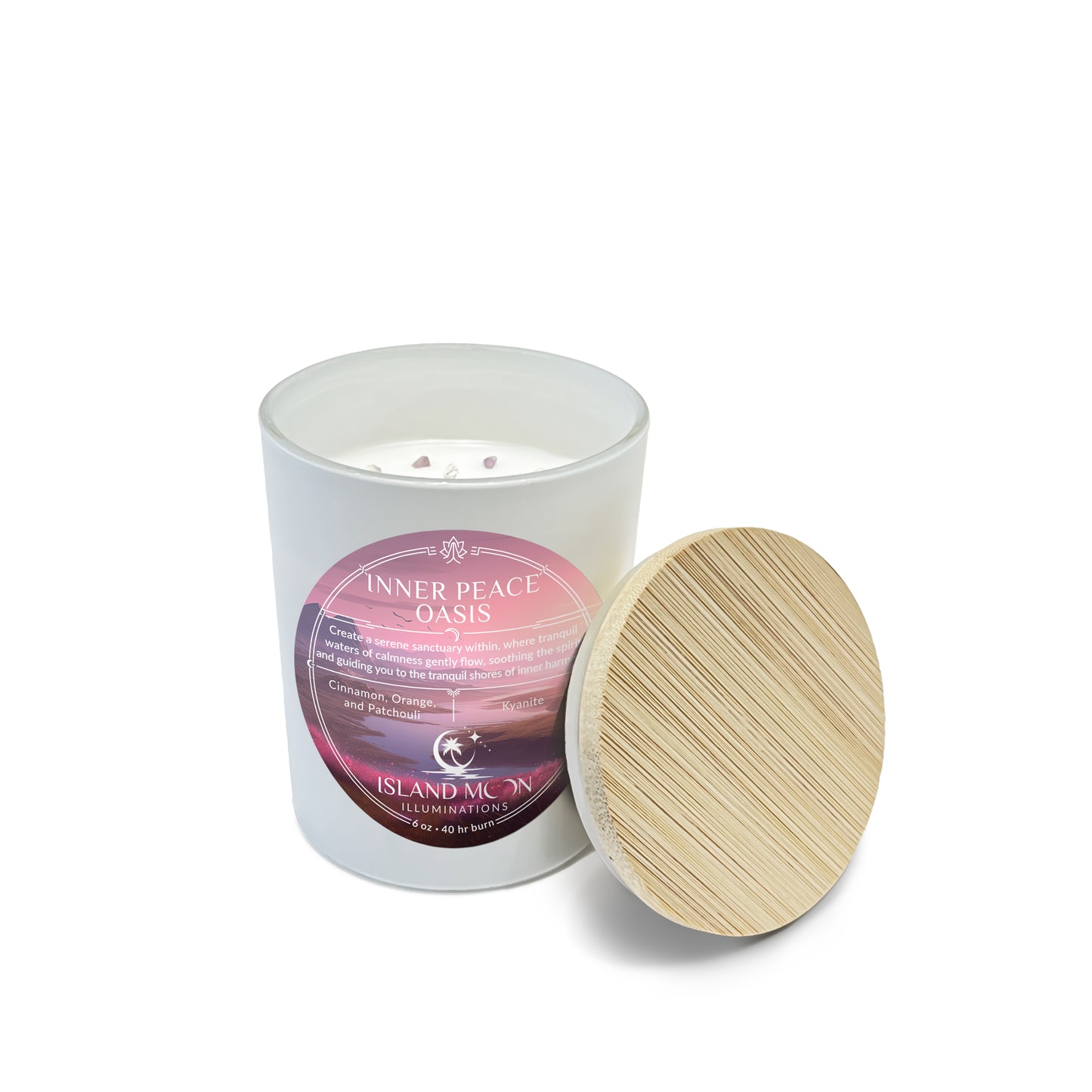 Island Moon Illuminations - Inner Peace Oasis - Candle 6 oz