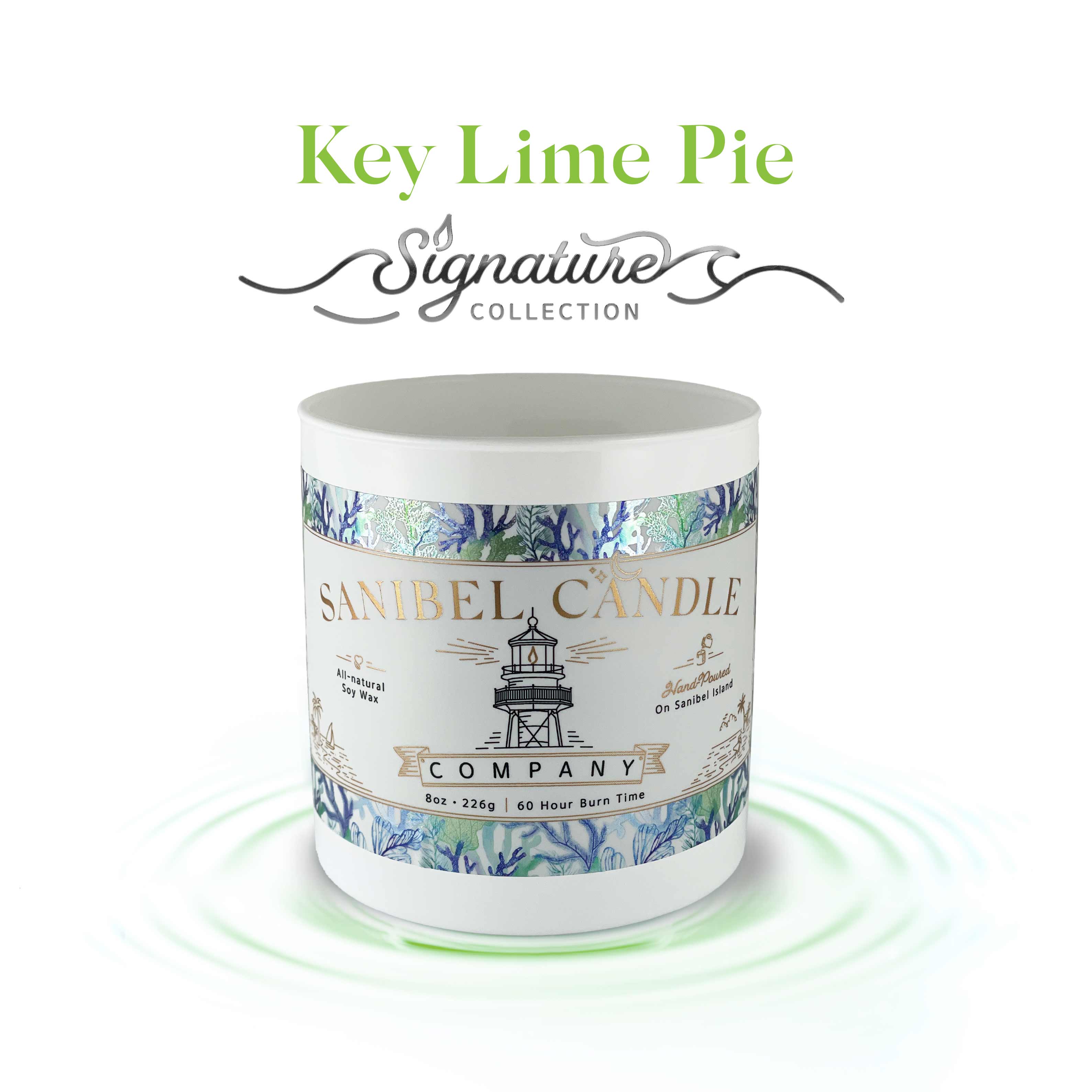 Key Lime Pie - Signature Candle - 8 oz – Sanibel Candle