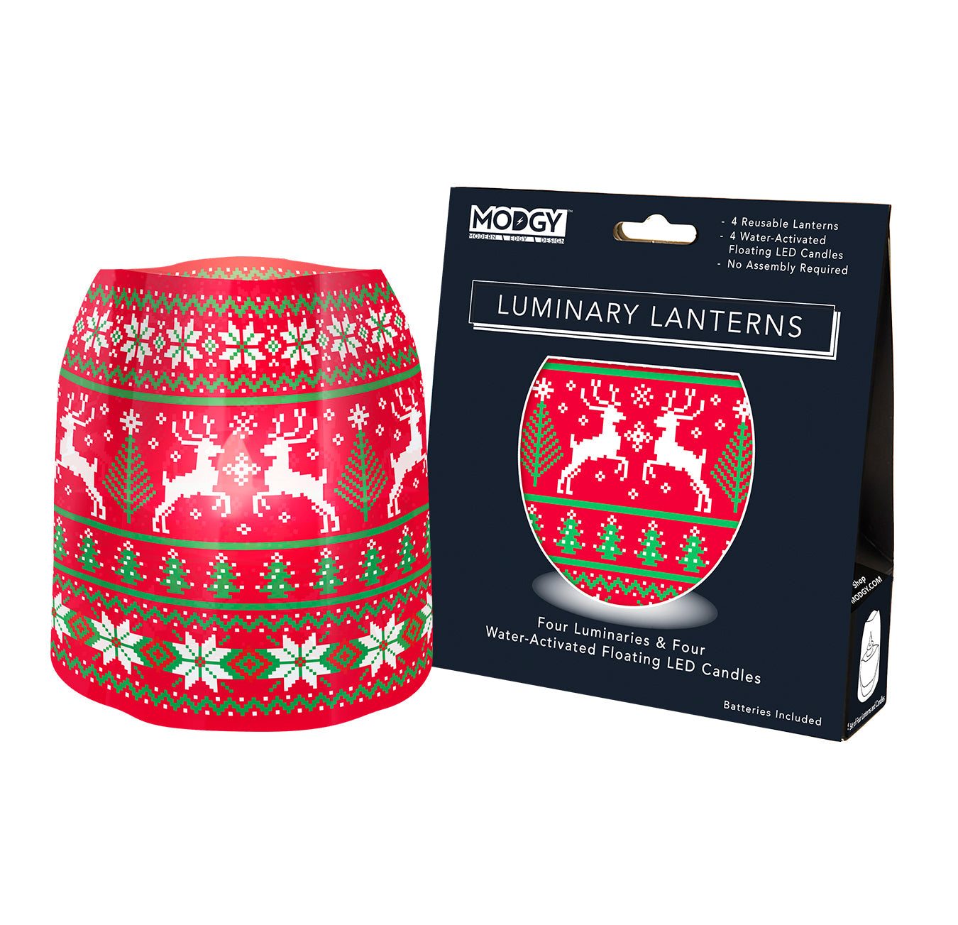 Modgy Luminary Lanterns Deer They Come
