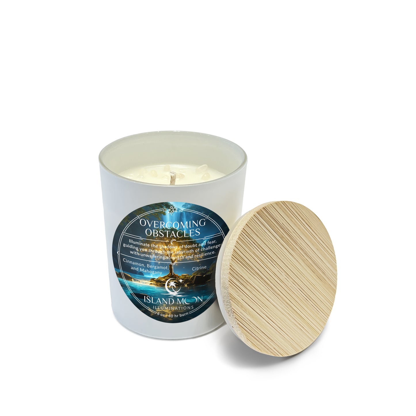 Island Moon Illuminations - Overcoming Obstacles - Candle 6 oz