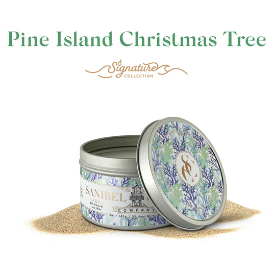 Pine "Tree" Island Christmas Candle