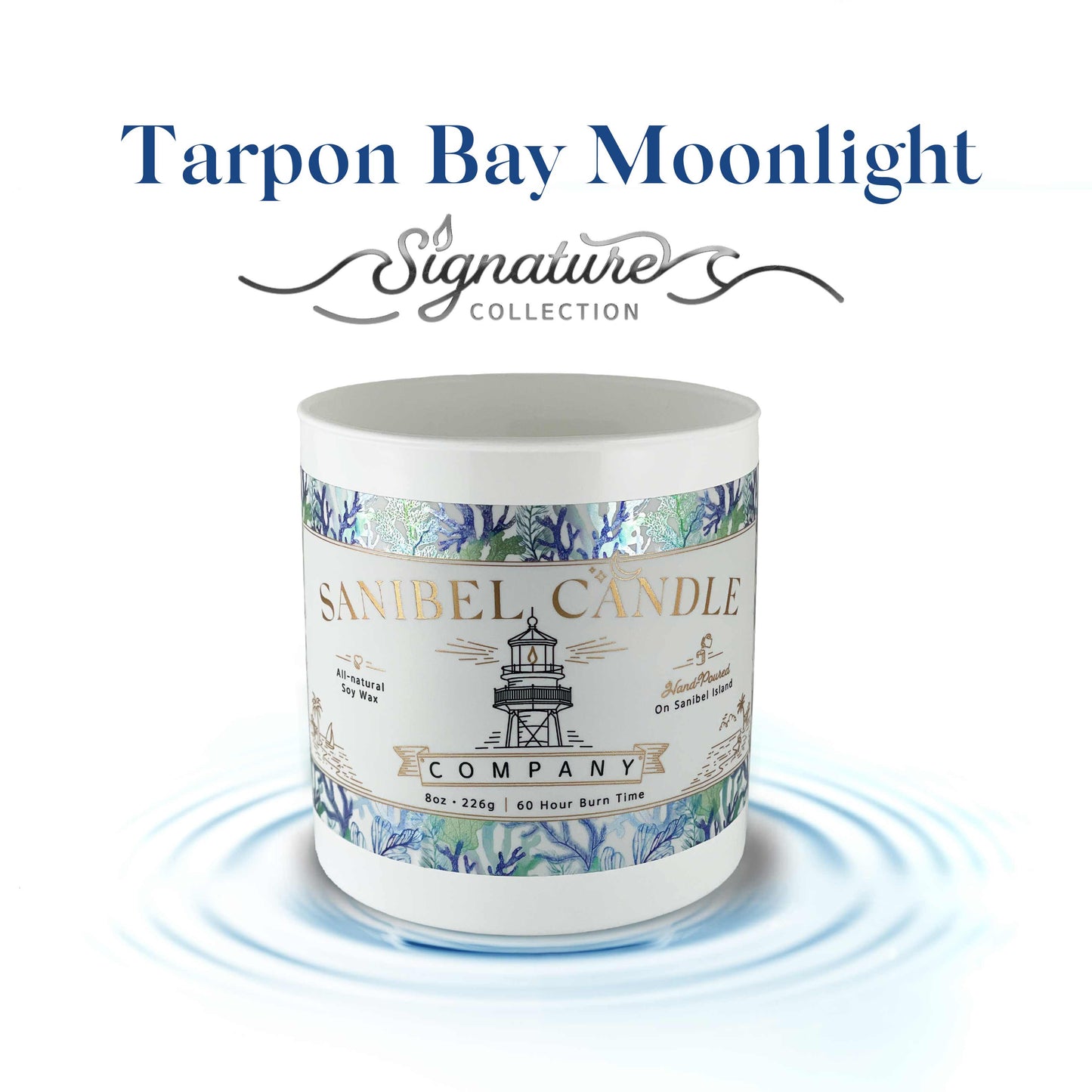 Tarpon Bay Moonlight - Signature Candle - 8 oz