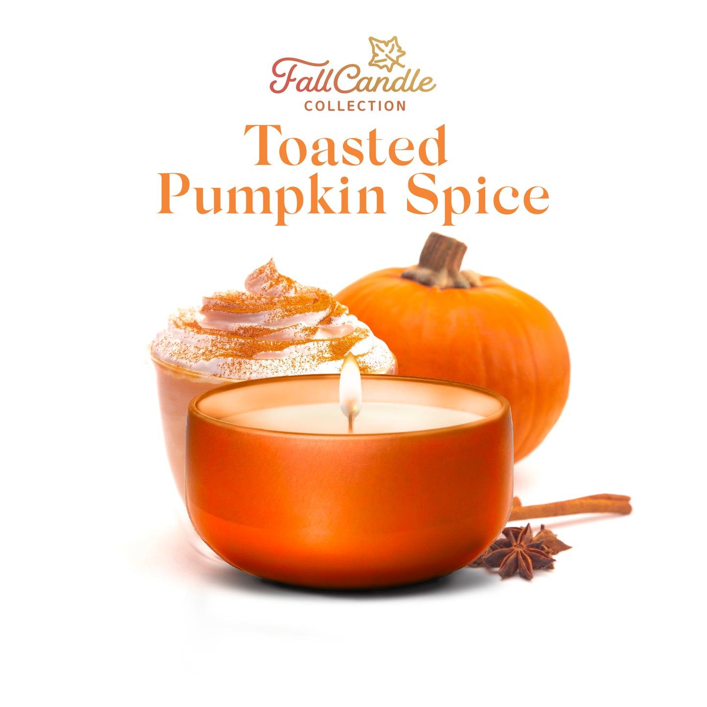 Toasted Pumpkin Spice - Fall Candle Collection - 6.5 oz Tin