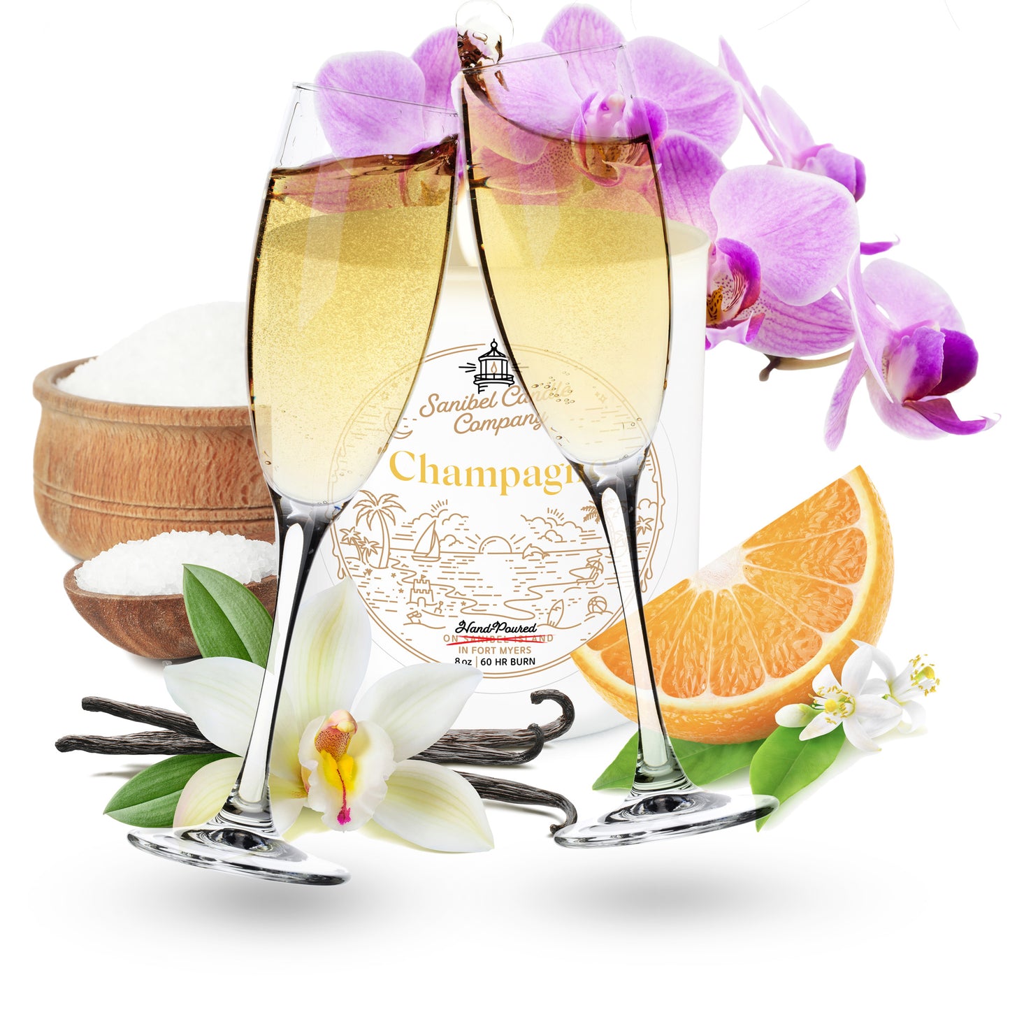 Champagne Toast - House Scented Candle 8 oz