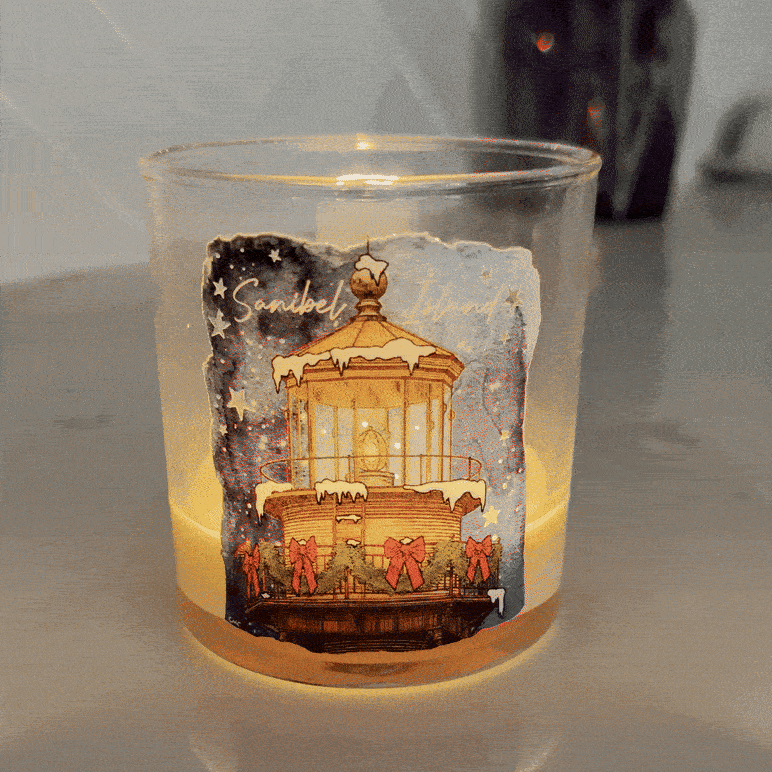 Winter Wishes Christmas Candle