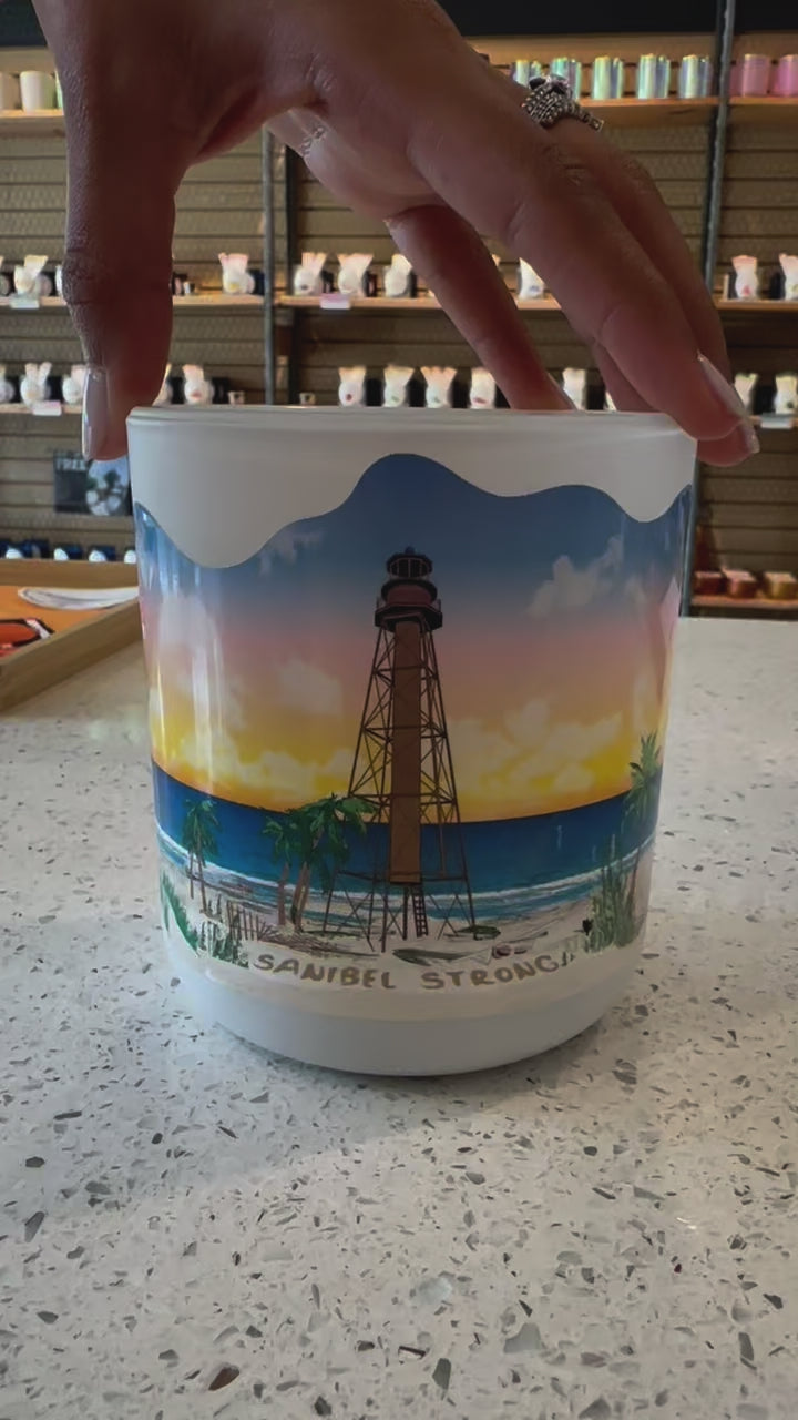 Product Video showing in detail Cats Meow Sanibel Strong Candle from Sanibel Candle Company