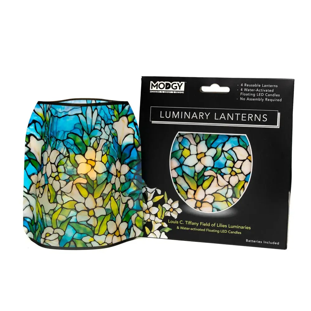 Luminary Lantern - Louis C. Tiffany Field of Lilies