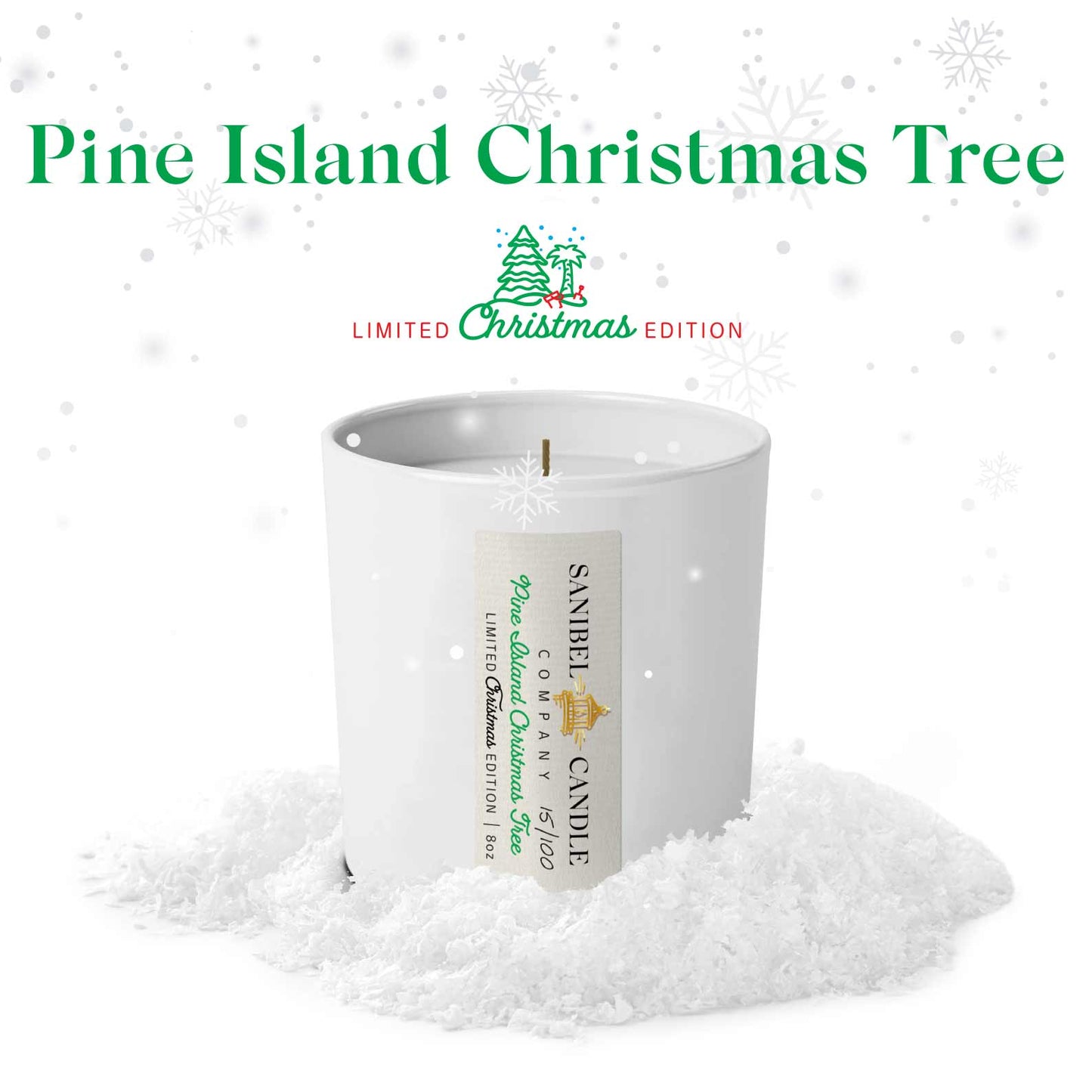 Pine Island Christmas Tree - Christmas Candle - 8 oz
