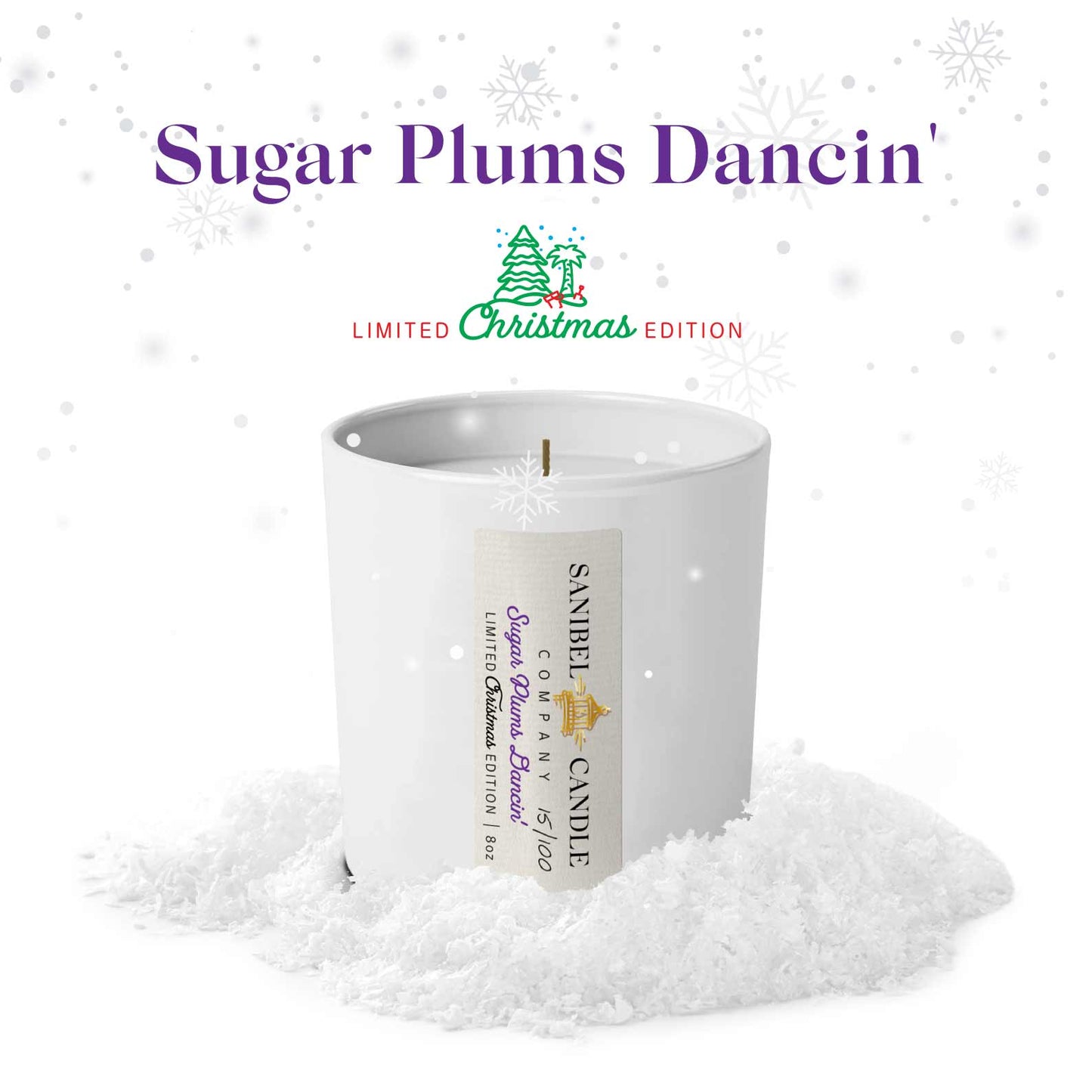 Sugar Plums Dancin' - Christmas Candle - 8 oz